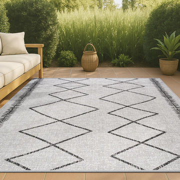 Derya Tribal Diamond Trellis Indoor/outdoor Area Rug